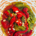 El cooksnap de marina cuando hizo Pimientos rojos asados en microondas (Penchi).