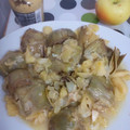 El cooksnap de prgramas bertin cuando hizo Alcachofas en salsa de mostaza.