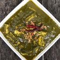 Shiksha Swami's cooksnap of when they made Palak paneer.