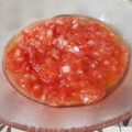 El cooksnap de Romina Stricker cuando hizo Salsa Criolla.