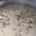 El cooksnap de Manu cuando hizo Salsa Carusso.