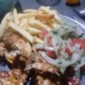 El cooksnap de Valeriux Romero cuando hizo Pollo a la plancha con ensalada.