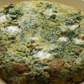 El cooksnap de Cuqui Bastida cuando hizo Tortilla de espinacas crudas con tomate frito.