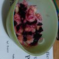 El cooksnap de Rocío Matias cuando hizo Ensalada de papas, remolacha y cebolla morada.