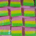Cooksnap dari Mustika Troy untuk resep Bolu kukus pelangi