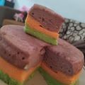Cooksnap dari Estiana Rusmawati untuk resep Bolu gulung kukus rainbow