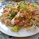 El cooksnap de Valentinna Parra cuando hizo Salpicón de fideos y verduras.
