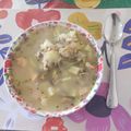 El cooksnap de Natu Bilbao cuando hizo Sopa de mariscos.