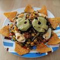 El cooksnap de Enrique Miguel Carnicero cuando hizo Ensalada variada con guacamole y nachos picantes.