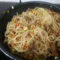 El cooksnap de kukiaroca cuando hizo Wok de verduras, solomillo y fideos de arroz...ricooo!!.