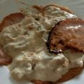 El cooksnap de polito cuando hizo Salsa de champiñones laminados con vino blanco.