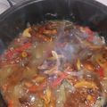 El cooksnap de Perla Sstanciu cuando hizo Hongos de eucalipto en escabeche.