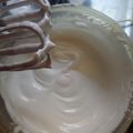 El cooksnap de Carla Gomez cuando hizo Merengue Italiano para decorar.