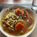 El cooksnap de Benjamin Jara Ferrada cuando hizo Sopa de mariscos.