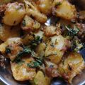 Saanvi Kataria का कुकस्नैप जब उन्होंने जीरा आलू(jeera aloo recipe in hindi) बनाया था।