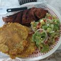 El cooksnap de Angie Oliva cuando hizo Mojarra Tilapia Empanizada y Frita en el Disco.