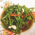 รูป Cooksnap ของ Phenpilat(แอ้) เมื่อเขาทำ ผัดผักบุ้งไฟแดง