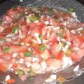 El cooksnap de Endulzando Momentos cuando hizo Salsa Criolla.