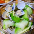 王北極 的 蛤蜊絲瓜~~~一滴水都不加喔！！ cooksnap