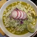El cooksnap de Neida Piz cuando hizo Pozole verde de pollo.