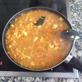 El cooksnap de Uxia cuando hizo Arroz con pollo (súper fácil).