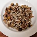 El cooksnap de Selena Grimes Rodriguez cuando hizo Berenjena con jamón y gulas.