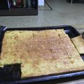 El cooksnap de Daia Acosta cuando hizo Faina con crema de choclo.