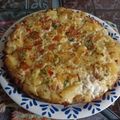 El cooksnap de Abdel Moyano cuando hizo Tortilla de papas rellena.