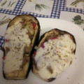 El cooksnap de Claudio-Caro Tango cuando hizo Berenjenas rellenas de atún.