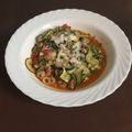 El cooksnap de tamari cuando hizo Espaguetis de calabacín con gambas 🥒🍝🦐.