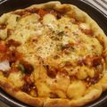 Zainab Aftab's cooksnap of when they made Tandoori Chicken pizza.