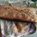El cooksnap de Lucia Mendez cuando hizo Pan de banana con chispas de choco.