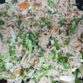 Hema Wane's cooksnap of when they made चायनीज फ्राईड राईस (Chinese Fried Rice Recipe In Marathi).
