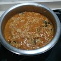El cooksnap de loli moreno cuando hizo Arroz meloso con rape y gambones.