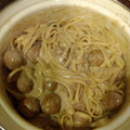 13th Assassin's cooksnap of when they made Easy Swedish Meatballs and Noodles.