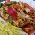 รูป Cooksnap ของ Athisri เมื่อเขาทำ ส้มตำไทยไข่เค็ม