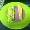 El cooksnap de Maribel cuando hizo Salmón con tartar de mango y aguacate.
