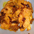 El cooksnap de Gema cuando hizo Filetes de lomo de cerdo encebollados.