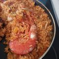 El cooksnap de Erika Muñoz Llaves cuando hizo Paella de pescado y marisco.