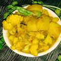 Nirmala Rajput का कुकस्नैप जब उन्होंने आलू गोभी मसाला(aloo gobhi masala recipe in hindi) बनाया था।