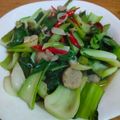 Cooksnap dari Wulan Ouzher untuk resep 159) tumis pokcoy with buncis & bakso(PBB)
