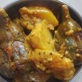 Nupur Prajapati's cooksnap of when they made ભરેલા રીંગણ બટેકાનું શાક (Bharela Ringan Bataka Shak Recipe In Gujarati).