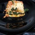 El cooksnap de Miriam cuando hizo Lasaña de pollo y espinacas. (Thermomix).