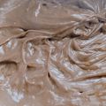 El cooksnap de Dai Collantes cuando hizo Crema pastelera de chocolate con maizena.