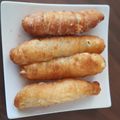 El cooksnap de Karen Torres cuando hizo Tequeños! (Bastoncitos de Harina y Queso).
