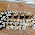 El cooksnap de Sara Mascaro cuando hizo Sushi con arroz normal.