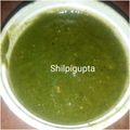 Shilpi gupta का कुकस्नैप जब उन्होंने पुदीना अमरुद की चटनी (pudina amrud ki chutney recipe in Hindi) बनाया था।