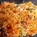 Zainab Khan's cooksnap of when they made Sindhi Biryani.