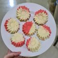 Cooksnap dari Valentine Wijaya untuk resep Bolu Mawar Merah Putih