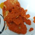 El cooksnap de aida cuando hizo Merluza en salsa de pimientos.